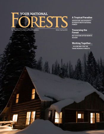 Your National Forests Magazine Winter/Spring 2020 Cover